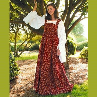 Renaissance Medieval Fleur de Lis Overdress | fleur de lis origins