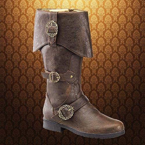 Pirate Caribbean Long Rogue Boots - Medieval Replicas