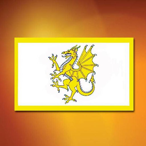 Golden Welsh Dragon Flag - Medieval Replicas