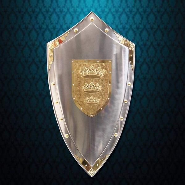 Shield of Crown King Arthur Made by Marto of Spain - Medieval Replicas