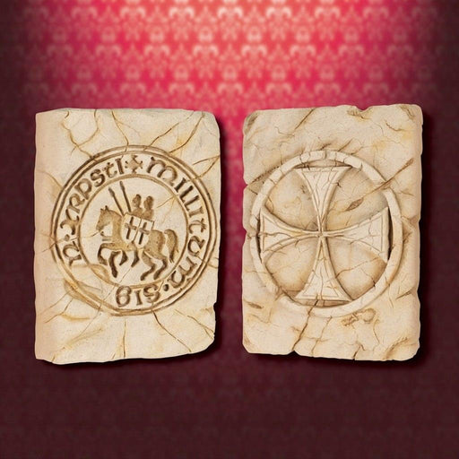 Knights Templar Wall Plaques - Set of 2 - Medieval Replicas