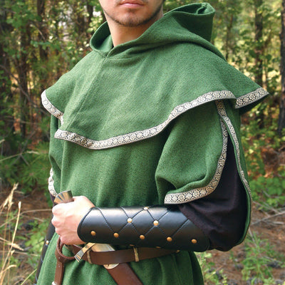 Huntingdon Green Over Tunic with Hood