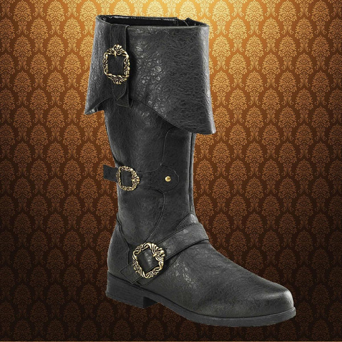 Pirate Caribbean Long Rogue Boots - Medieval Replicas