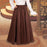 Medieval Chocolate Brown Long Skirt - Medieval Replicas