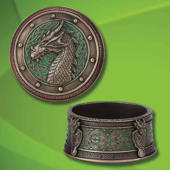 Celtic Dragon Trinket Box - Medieval Replicas