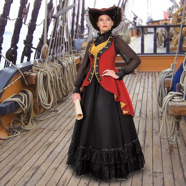 Pirate Charlotte De Berry Privateer Coat - Medieval Replicas