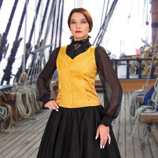 Charlotte De Berry Privateer Pirate Vest - Medieval Replicas