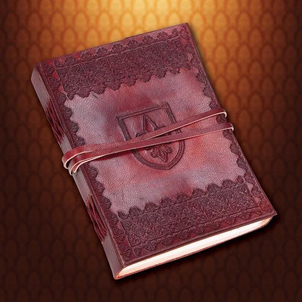 Fleur de Lis Leather Journal Medieval Period - Medieval Replicas