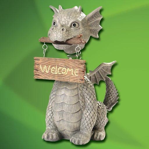 “Welcome” Garden Dragon - Medieval Replicas