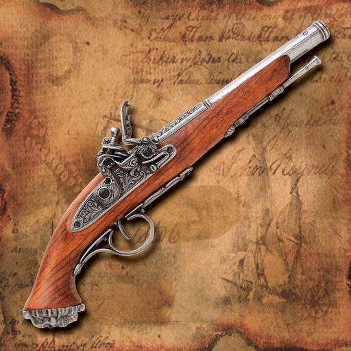 Death’s Head Flintlock Pistol - Medieval Replicas