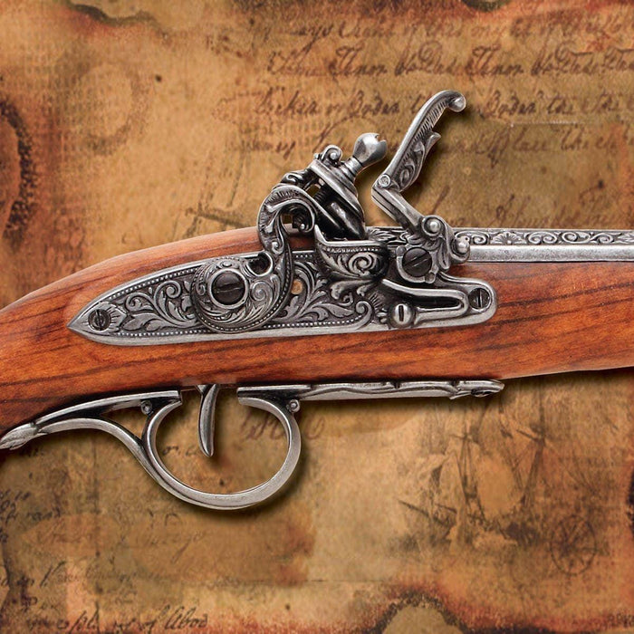 Death’s Head Flintlock Pistol - Medieval Replicas