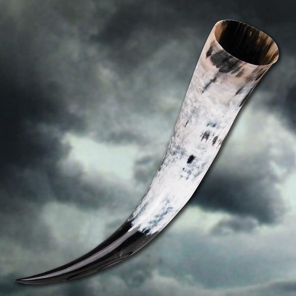 Viking Odin’s Oversized Drinking Horn with Stand - Medieval Replicas