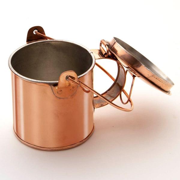 Medieval Period Solid Copper Coffee Can - Medieval Replicas