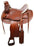 Wade style ranch horse saddle with square front.16" - Medieval Replicas