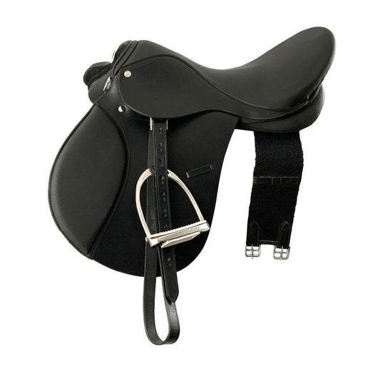 All-Purpose English Style Horse Saddle With Stainless Steel Irons,Leathers Girth - Medieval Replicas