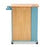 LIONA MODERN SKY BLUE FINISHED WOOD KITCHEN STORAGE CART - Medieval Replicas