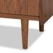 HALDEN MODERN MULTICOLOR WALNUT GRADIENT FINISHED WOOD 2-DOOR DINING ROOM SIDEBOARD BUFFET - Medieval Replicas