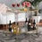 ROSALINA GLAM AND LUXE GOLD METAL AND MIRRORED GLASS WINE CART - Medieval Replicas