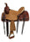 13" Double T Youth Hard Seat Roper Style Horse Saddle With Basket Weave |riding saddle seat