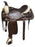 Circle S roper pleasure style Horse saddle with a suede leather seat 16" 17" - Medieval Replicas