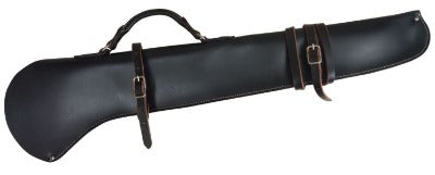 Showman®34" leather gun scabbard with silver buckles