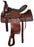 Buffalo roper horse style saddle with silver laced rawhide cantle 16" NEW - Medieval Replicas