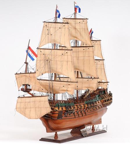 FULLY ASSEMBLED' Friesland Wooden Ship Model 37" Long - Medieval Replicas
