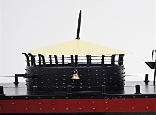 USS MONITOR HANDCRAFTED WOODEN MODEL SHIP - Medieval Replicas