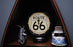 OMHBlack Gasoline 66 Gas Pump Clock - Medieval Replicas