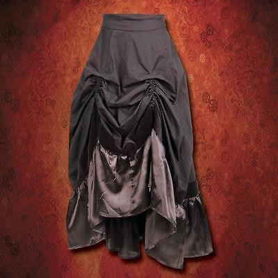 Picadilly Steampunk Black Ladies Skirt Woman's Costume - Medieval Replicas