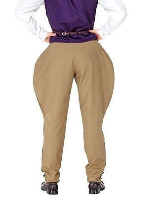 Steampunk Admiral Bartholomew Pants - Khaki Men's Costume - Medieval Replicas