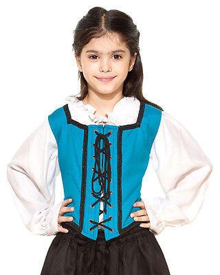 Girls Reversible Pirate Bodice Woman's Costume - Medieval Replicas