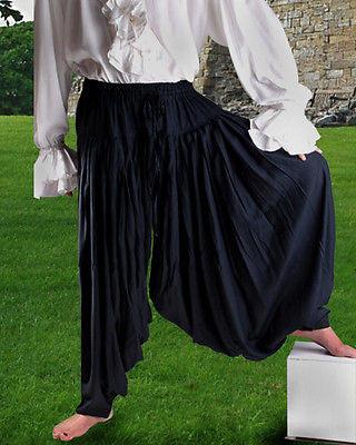 RENAISSANCE MEDIEVAL PATIALA PANTS Woman's Costume - Medieval Replicas