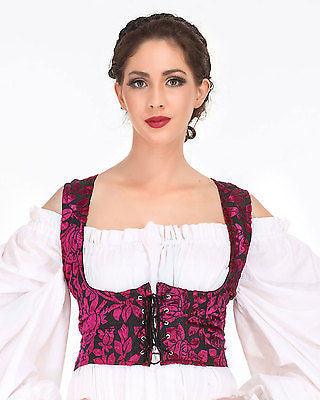 MEDIEVAL, RENAISSANCE  Underbust Bodice Woman's Costume - Medieval Replicas