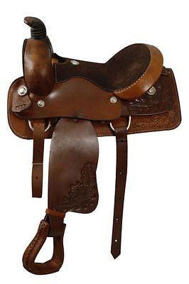 Circle S 15" Roper  Saddle with Full QH bars - Medieval Replicas