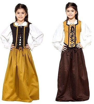 Renaissance Girls Cotton Medieval Skirt Woman's Costume - Medieval Replicas