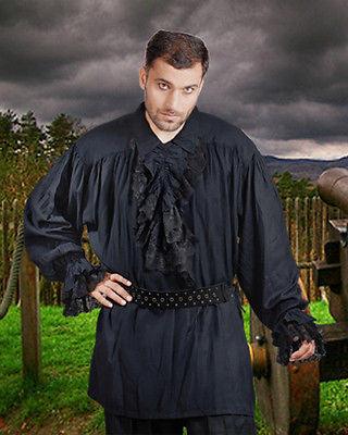 Roberto Cofresi Shirt (with detachable frill) Men's Costume - Medieval Replicas