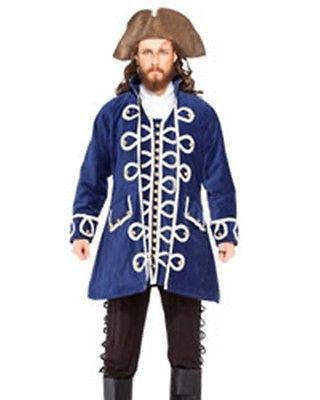 Pirate Edwin Keel Coat Men's Costume - Medieval Replicas