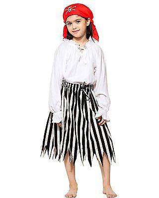 Girls Stripped Pirate Skirt Woman's Costume - Medieval Replicas