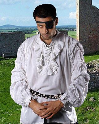 Buccaneer  PIRATE SHIRT Men's Costume - Medieval Replicas