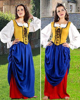 MEDIEVAL  DOUBLE-LAYER SKIRT Woman's Costume - Medieval Replicas