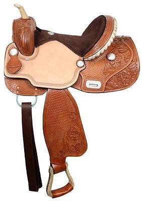 Double T Barrel Saddle with Flex Tree 15", 16" - Medieval Replicas