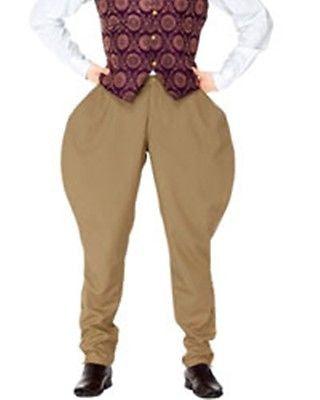 Steampunk Admiral Bartholomew Pants - Khaki Men's Costume - Medieval Replicas