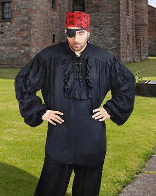 Buccaneer  PIRATE SHIRT Men's Costume - Medieval Replicas