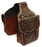 Showman ® Tooled leather saddle bag - Medieval Replicas