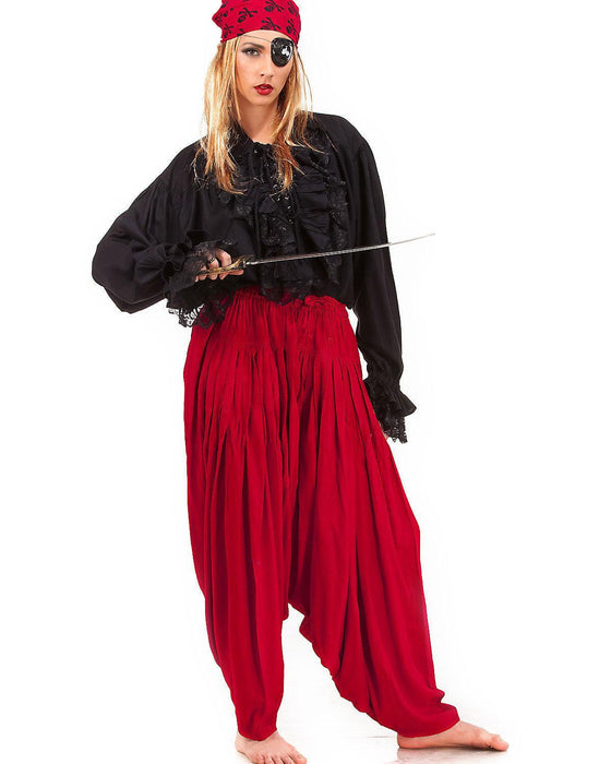 RENAISSANCE MEDIEVAL PATIALA PANTS Woman's Costume - Medieval Replicas