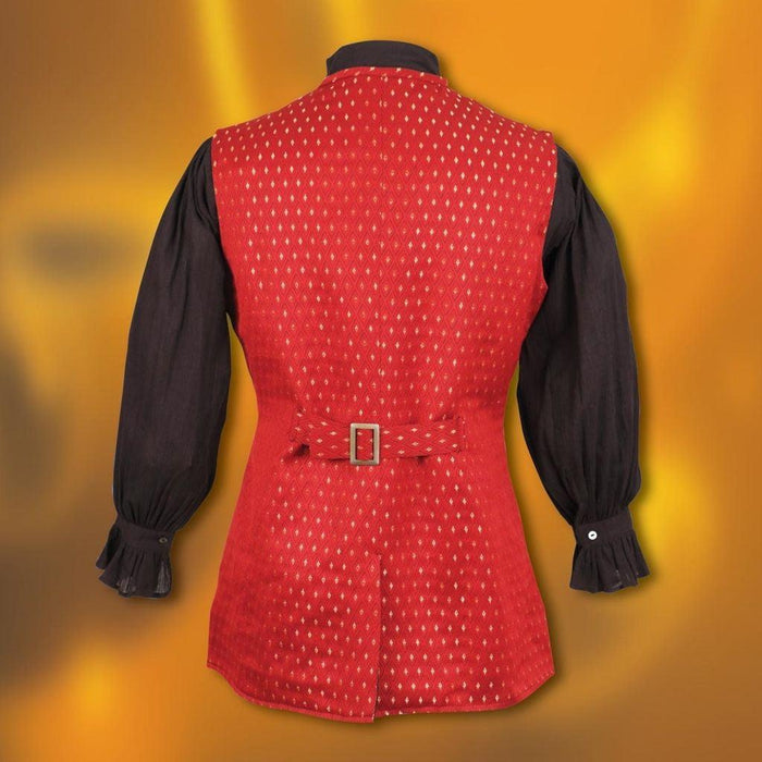 Scoundrel Long Pirate Vest Men's Costume - Medieval Replicas