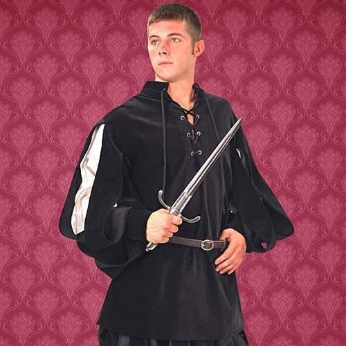 Renaissance Medieval Cavalier Shirt Men's Costume - Medieval Replicas