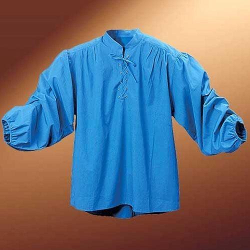 Renaissance Medieval Privateer Cotton Shirt Men's Costume - Medieval Replicas