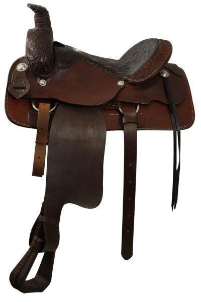 Roping Style Saddle Made by Circle S Saddlery 16", 17",18" - Medieval Replicas